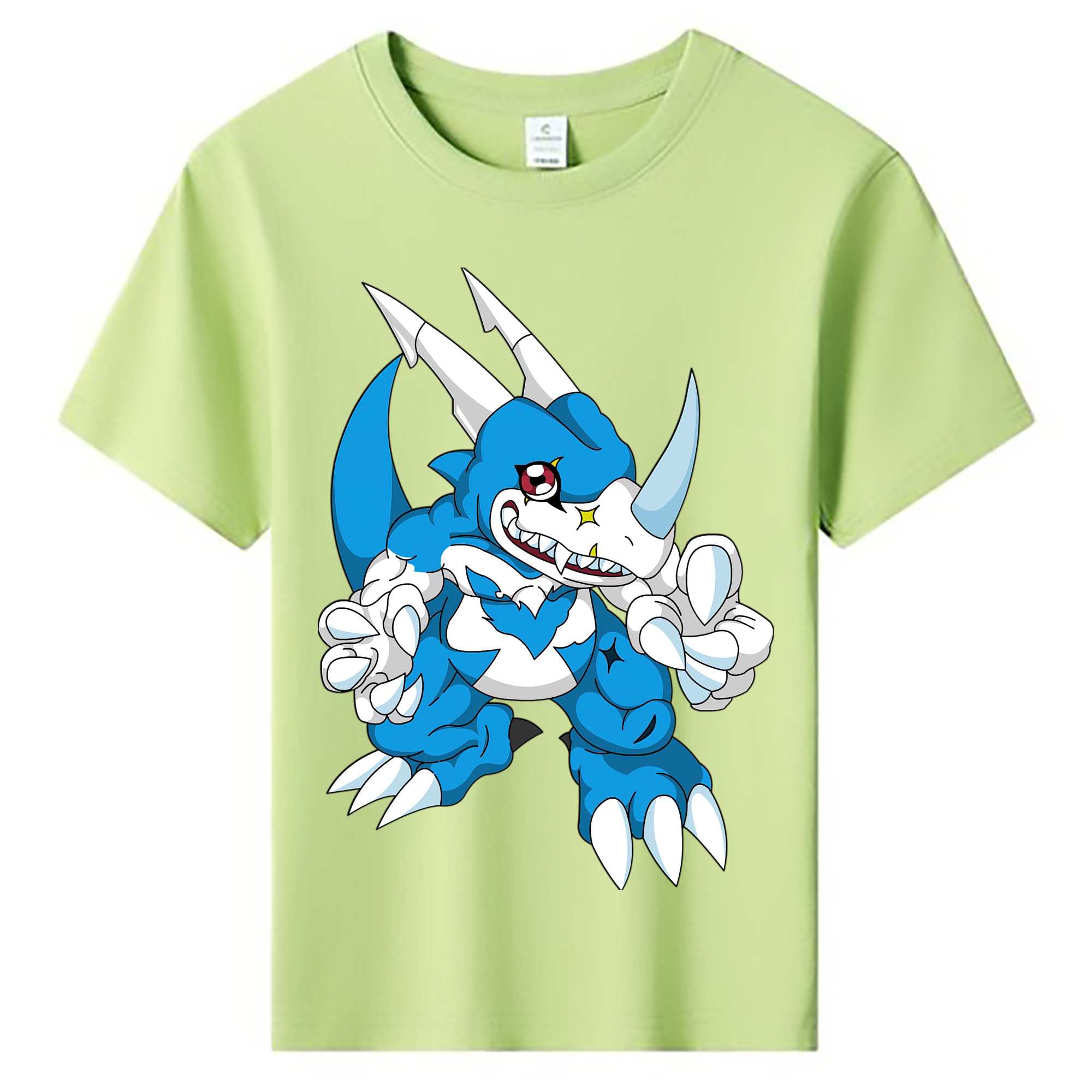 （画像用） Digimon デジタルモンスター/デジモン 綿100％キッズTシャツ（フロントプリント）